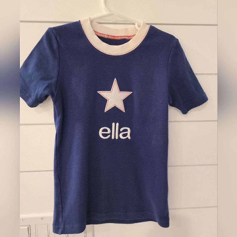 Sara's Prints t-shirt/pj top. Ella